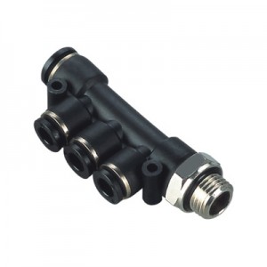 Threaded Manifold Push To Connect Fitting