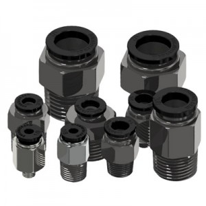 Male Straight Push To Connect Fitting
