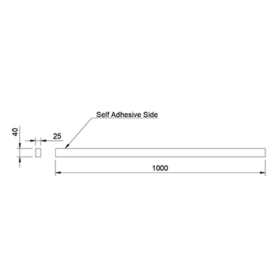 FMORSTRP25X40X1000