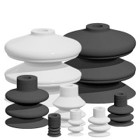 2.5 Vacuum Suction Bellows Cups - Barb Fitting