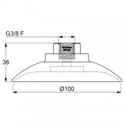 SFF100N-45-G3/8F