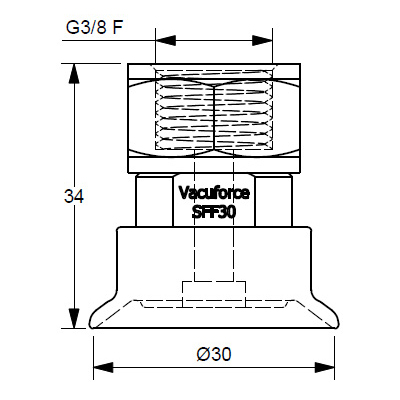 SFF30N-60-G3/8F