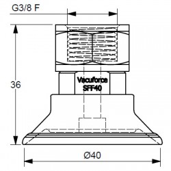 SFF40N-45-G3/8F