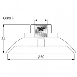 SFF80N-45-G3/8F