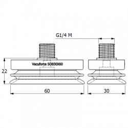 SOB30X60N-60-G1/4M