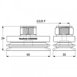 SOB30X60N-60-G3/8F