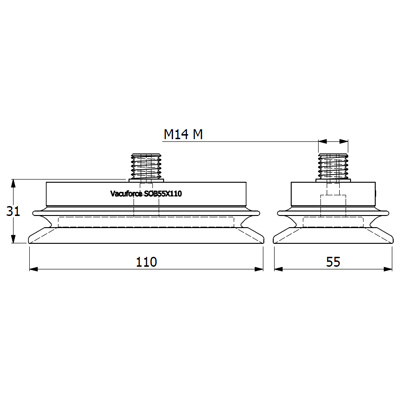 SOB55X110N-60-M14