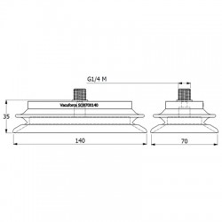 SOB70X140N-60-G1/4M
