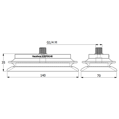 SOB70X140N-60-G1/4M