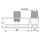 SOF16X50N-45-G1/4M