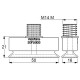 SOF16X50N-45-M14X1.5M