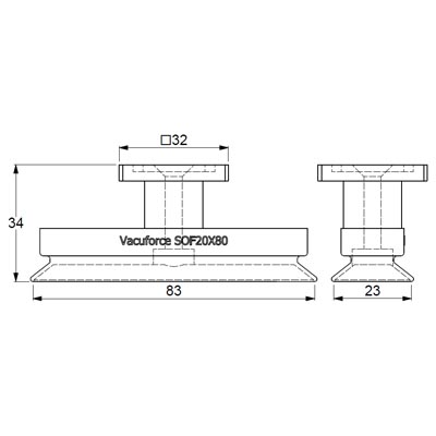 SOF20X80N-45-RA