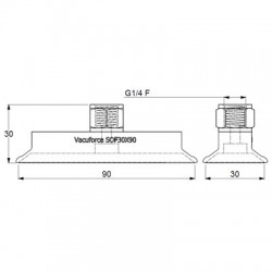 SOF30X90N-45-G1/4F