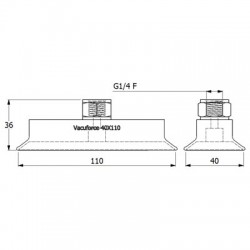 SOF40X110N-45-G1/4F