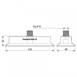 SOF40X110N-45-G1/4M
