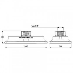 SOF50X100N-60-3/8NPSF