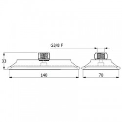 SOF70X140N-45-3/8NPSF