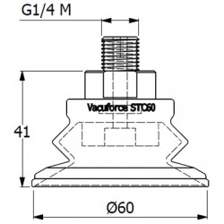 STC60N-60-G1/4M