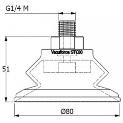STC80N-60-G1/4M