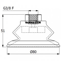 STC80N-60-3/8NPSF
